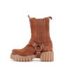 Laarzen - Enkellaarzen | Osmose Chelsea Boot Carolina Suede Camel