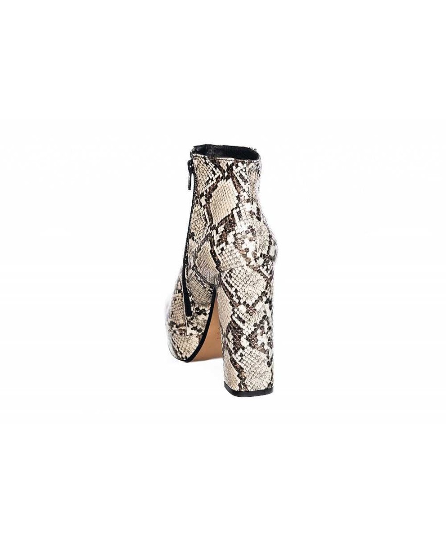 Laarzen - Enkellaarzen | Osmose We Houden Van De Beige Trendy Python-Top Met Print En Osmose-Schoenen Met Enkellaarsjes