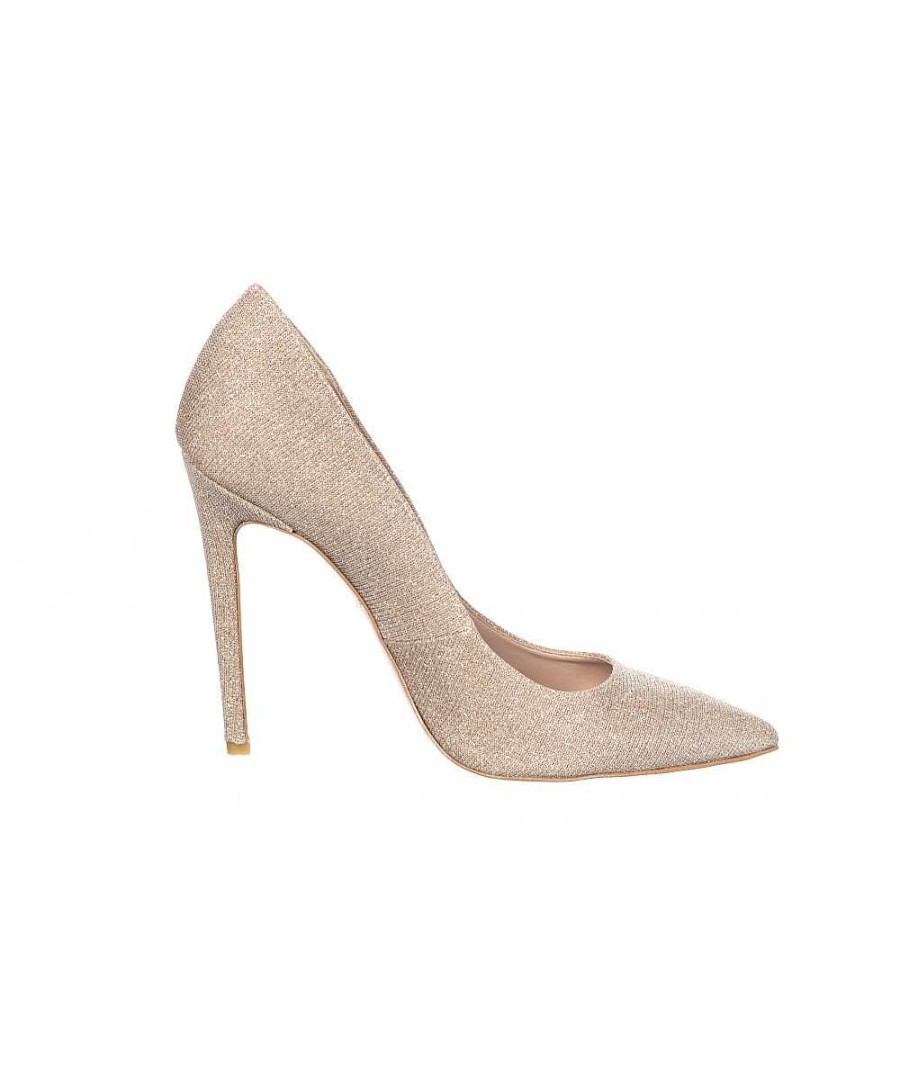 Pompen | Osmose Gemaakt Van Gouden Paillettenstof, Signe Osmose Shoes Paris Pump