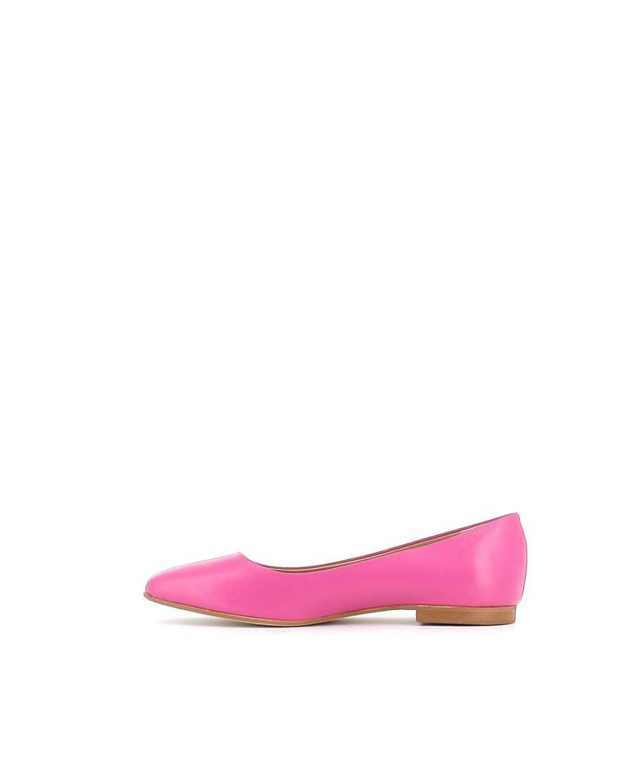 Mocassins | Osmose Wolfy Fuxia Leren Ballerina