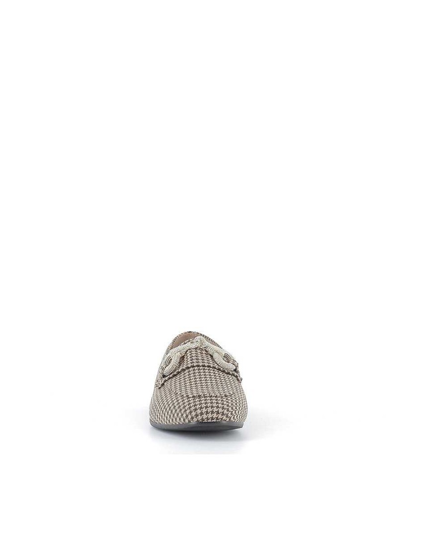 Mocassins | Osmose Marie Bruine Canvas Mocassin