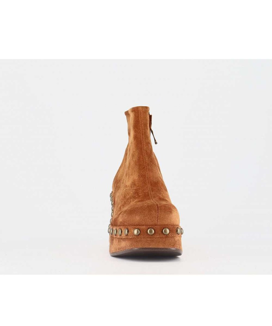 Laarzen - Enkellaarzen | Osmose Malte Enkellaars Suede Camel